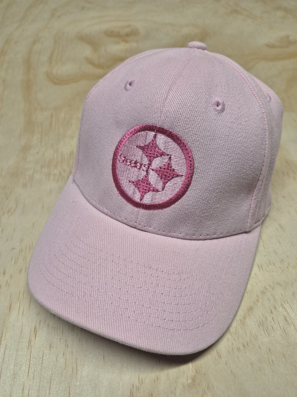 Vintage Pittsburgh Steelers Hat Cap Lightwear Fiber Optic Light Up NFL 90s Pink